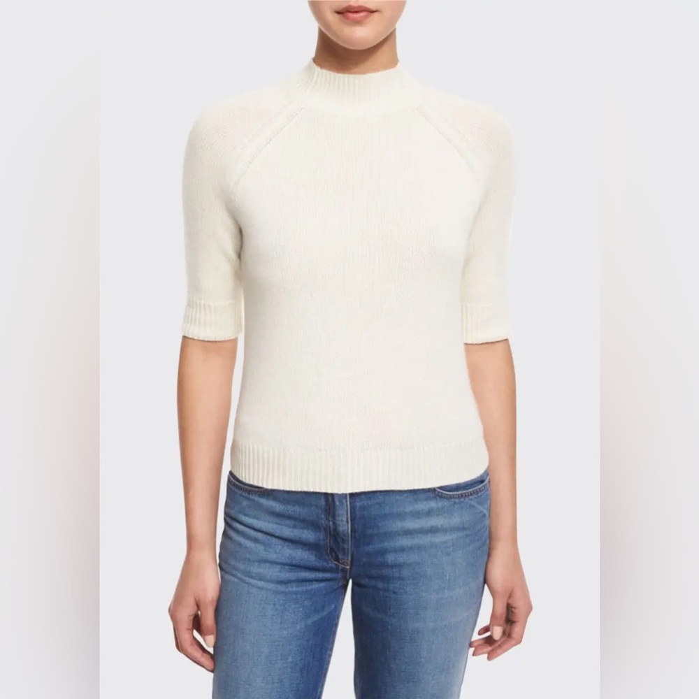 THEORY Jodi B Cashmere Mock-Neck Sweater
